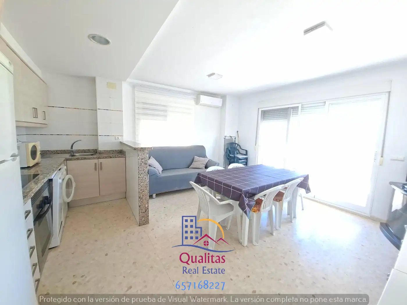 Vista exterior de Apartamento de alquiler en Oliva con Aire acondicionado, Calefacción y Terraza