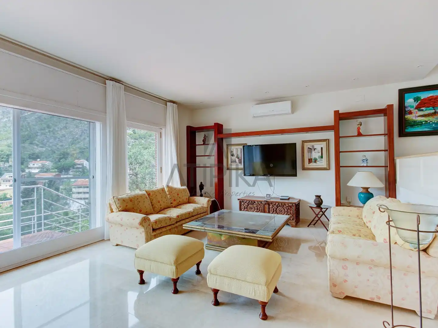Sala de estar de Casa o chalet en venta en Castelldefels con Aire acondicionado, Calefacción y Terraza