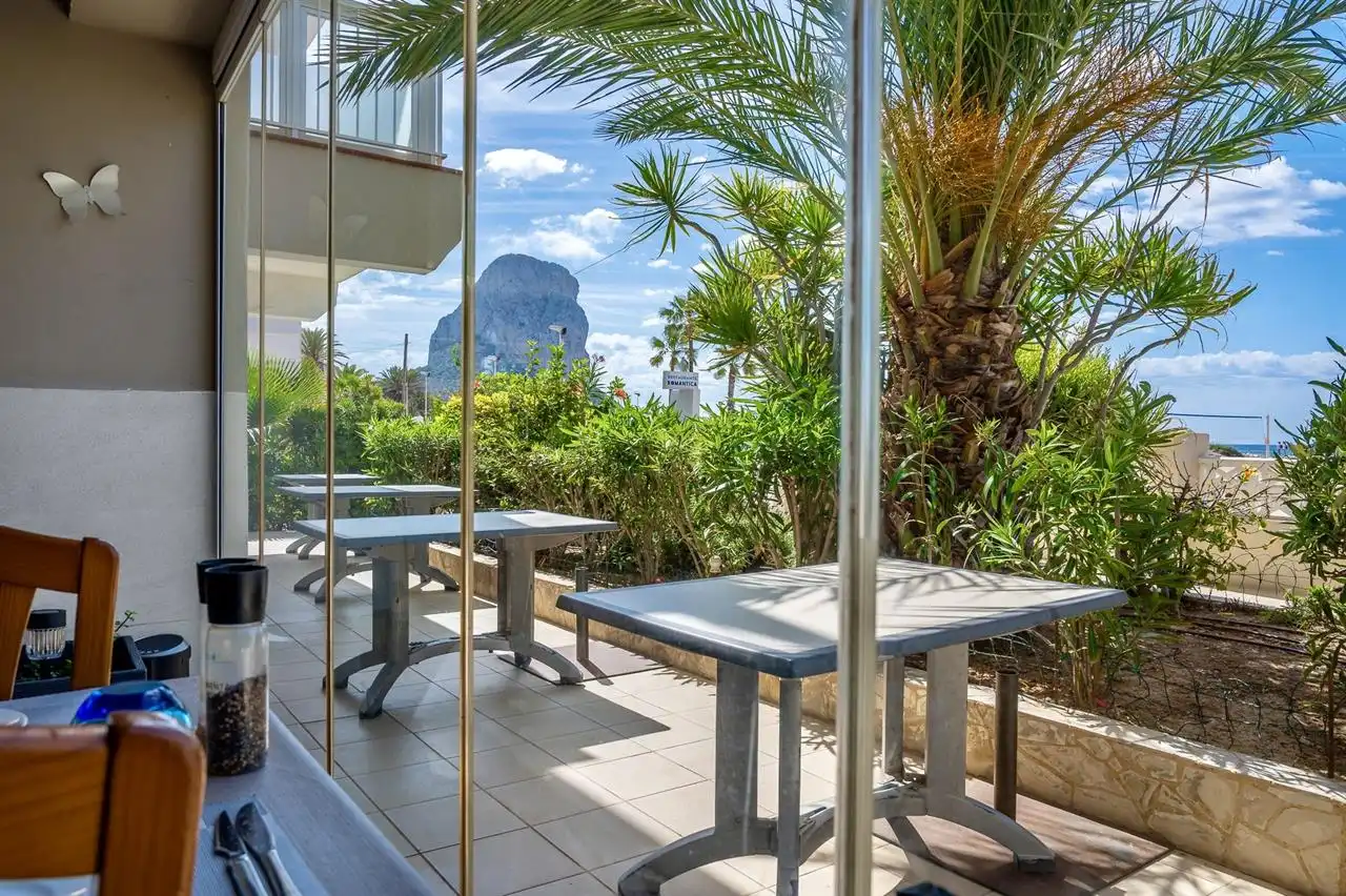 Terrasse von Geschaftsraum zur Miete in Calpe / Calp