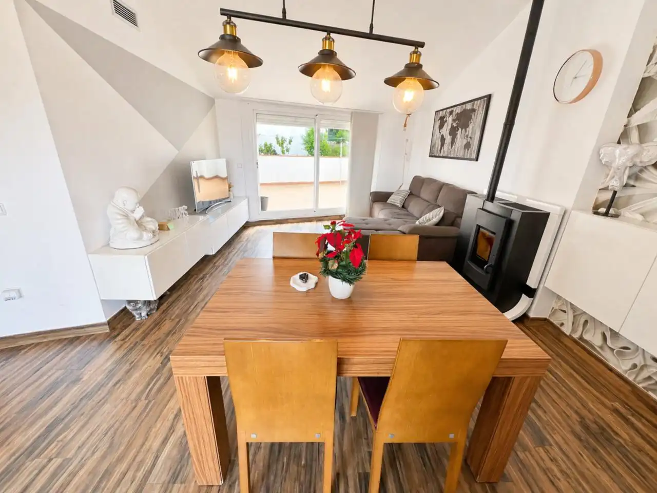Dining room of Duplexes for sale in Malgrat de Mar  with Air Conditioner, Heating and Terrace