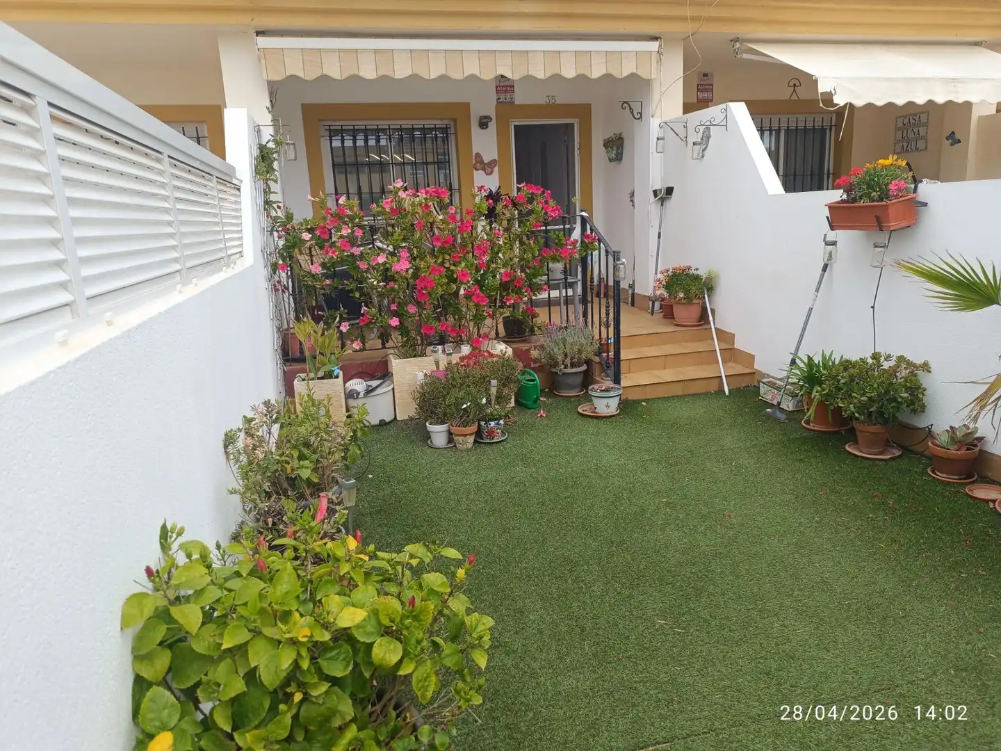 Jardín de Casa adosada en venta en Cartagena
