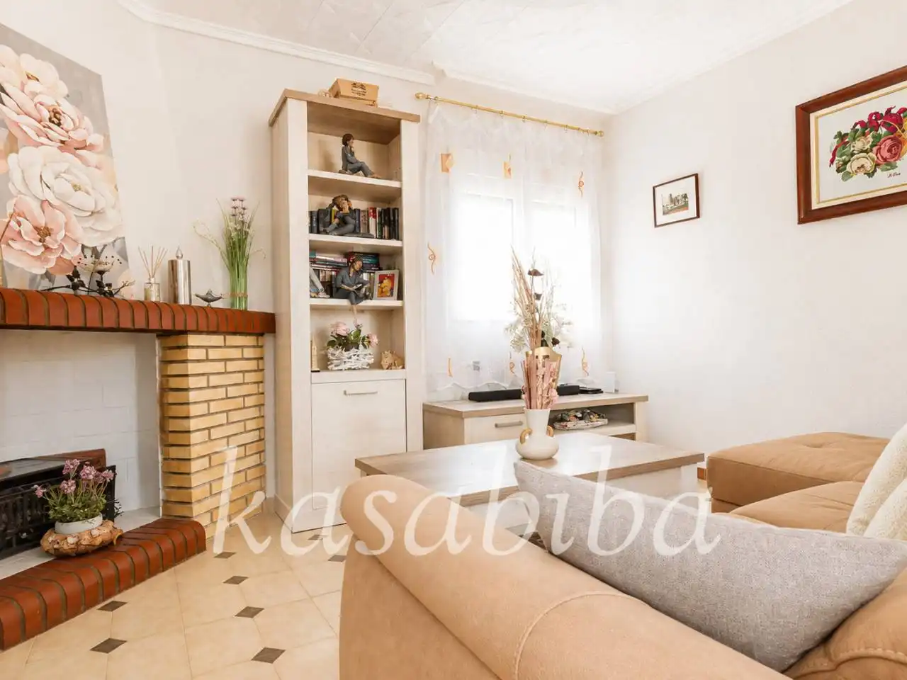 Sala d'estar de Casa o xalet en venda en Albalat dels Tarongers amb Aire condicionat, Calefacció i Jardí privat