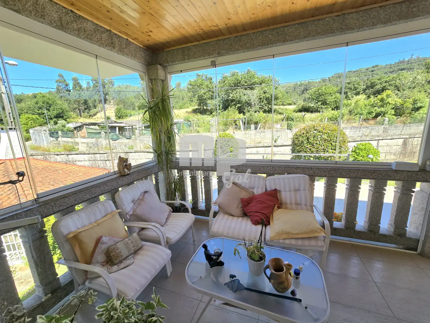 Terraza de Casa o chalet en venta en Vigo  con Calefacción, Jardín privado y Terraza