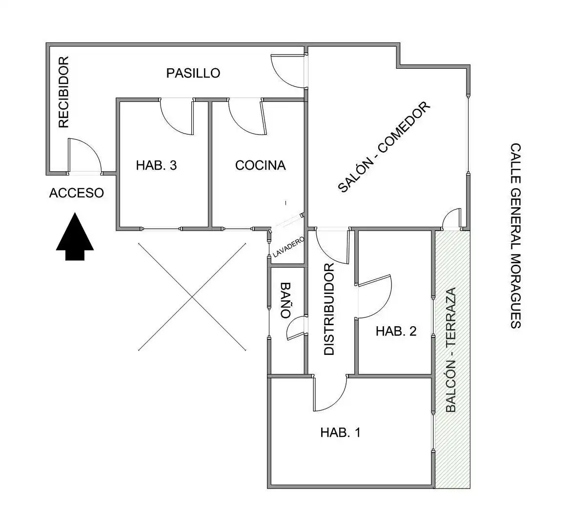 Piso en venta en Badalona con Aire acondicionado, Calefacción y Parquet