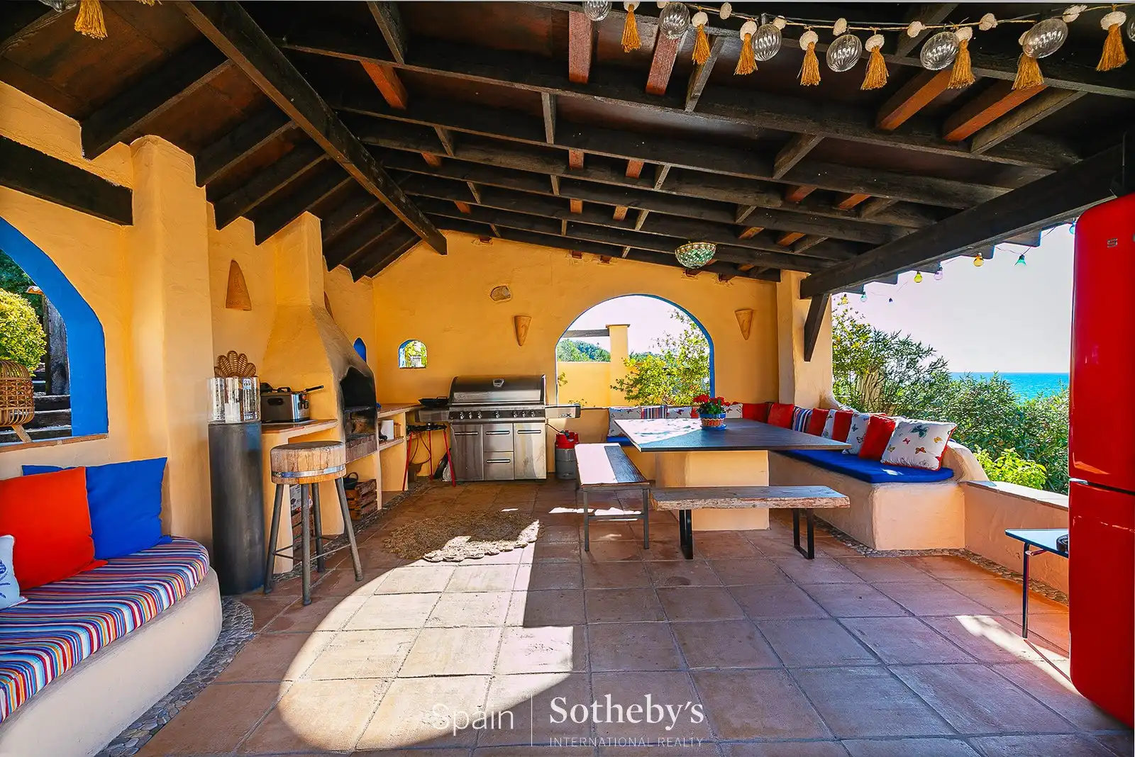 Terraza de Casa o chalet en venta en Olivella con Aire acondicionado, Calefacción y Jardín privado