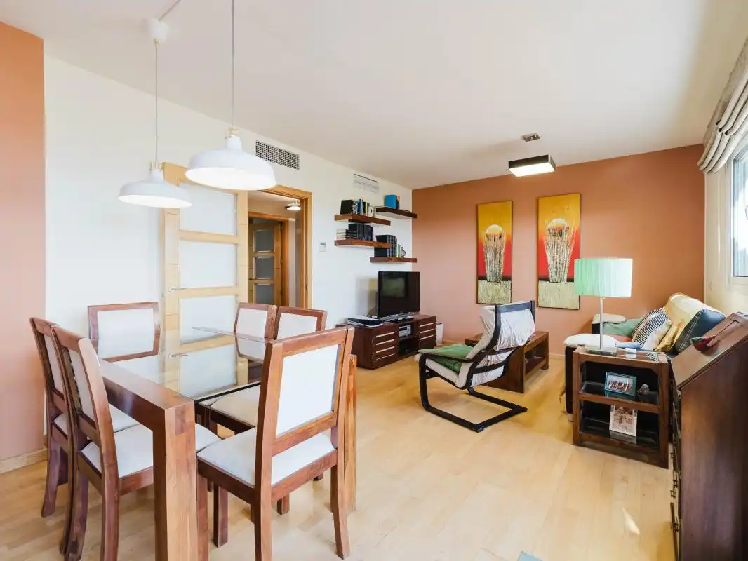 Sala de estar de Ático en venta en Torremolinos con Aire acondicionado, Calefacción y Jardín privado