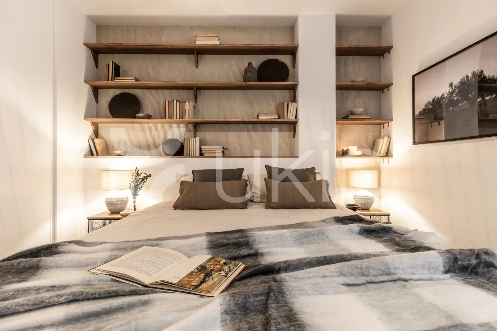 Bedroom of Apartments for rent in Madrid  with Air Conditioner, Furnished and Washing machine