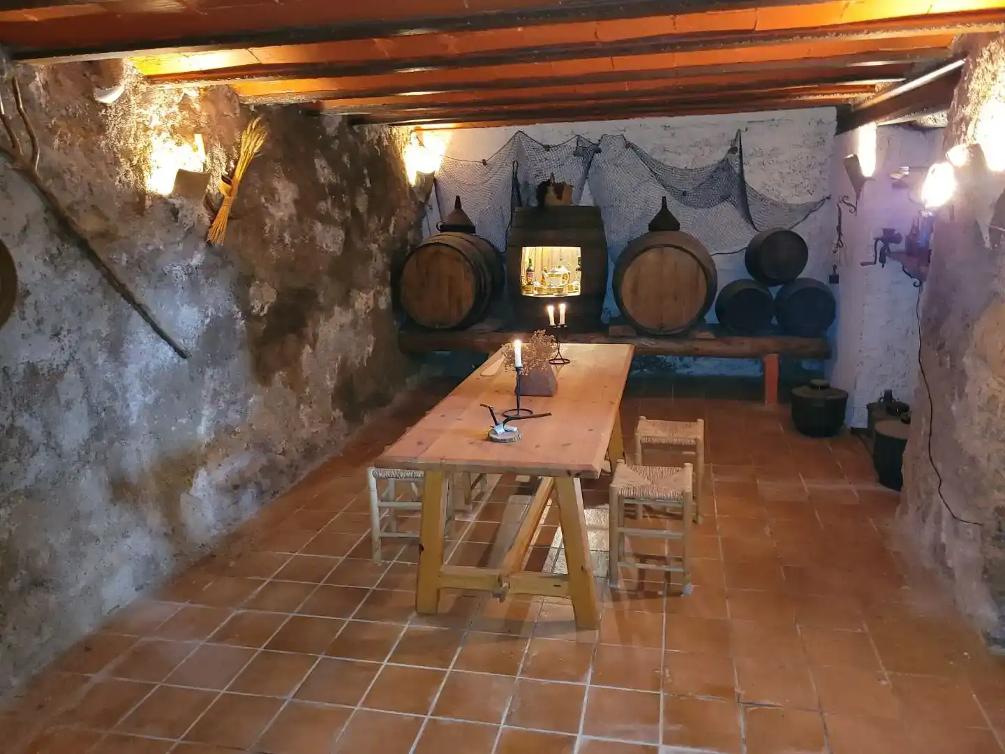 Esszimmer von Wohnung zum Verkauf in La Fresneda mit Klimaanlage, Privatgarten und Abstellraum