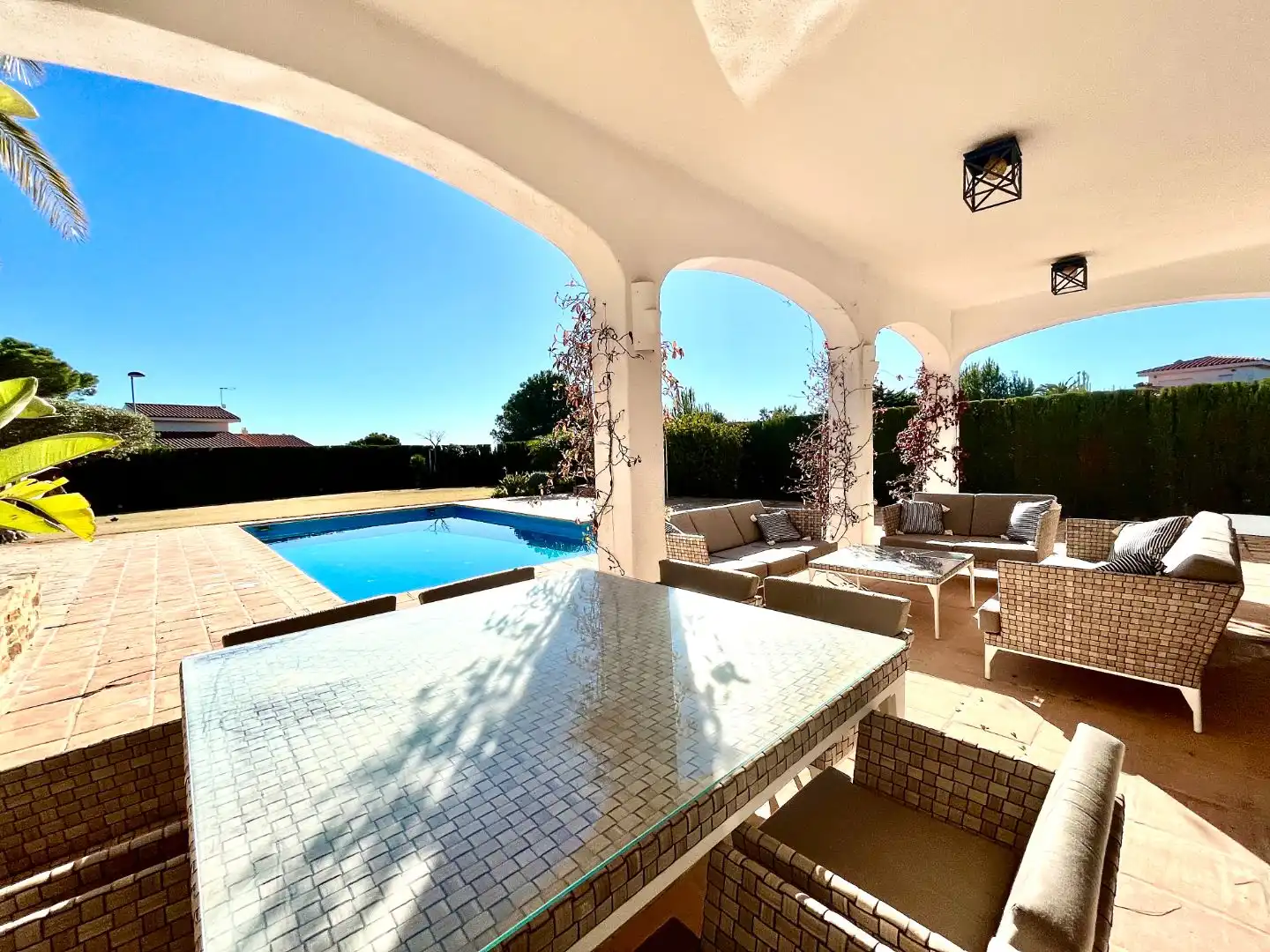 Terraza de Casa o chalet en venta en L'Ametlla de Mar  con Aire acondicionado, Terraza y Piscina