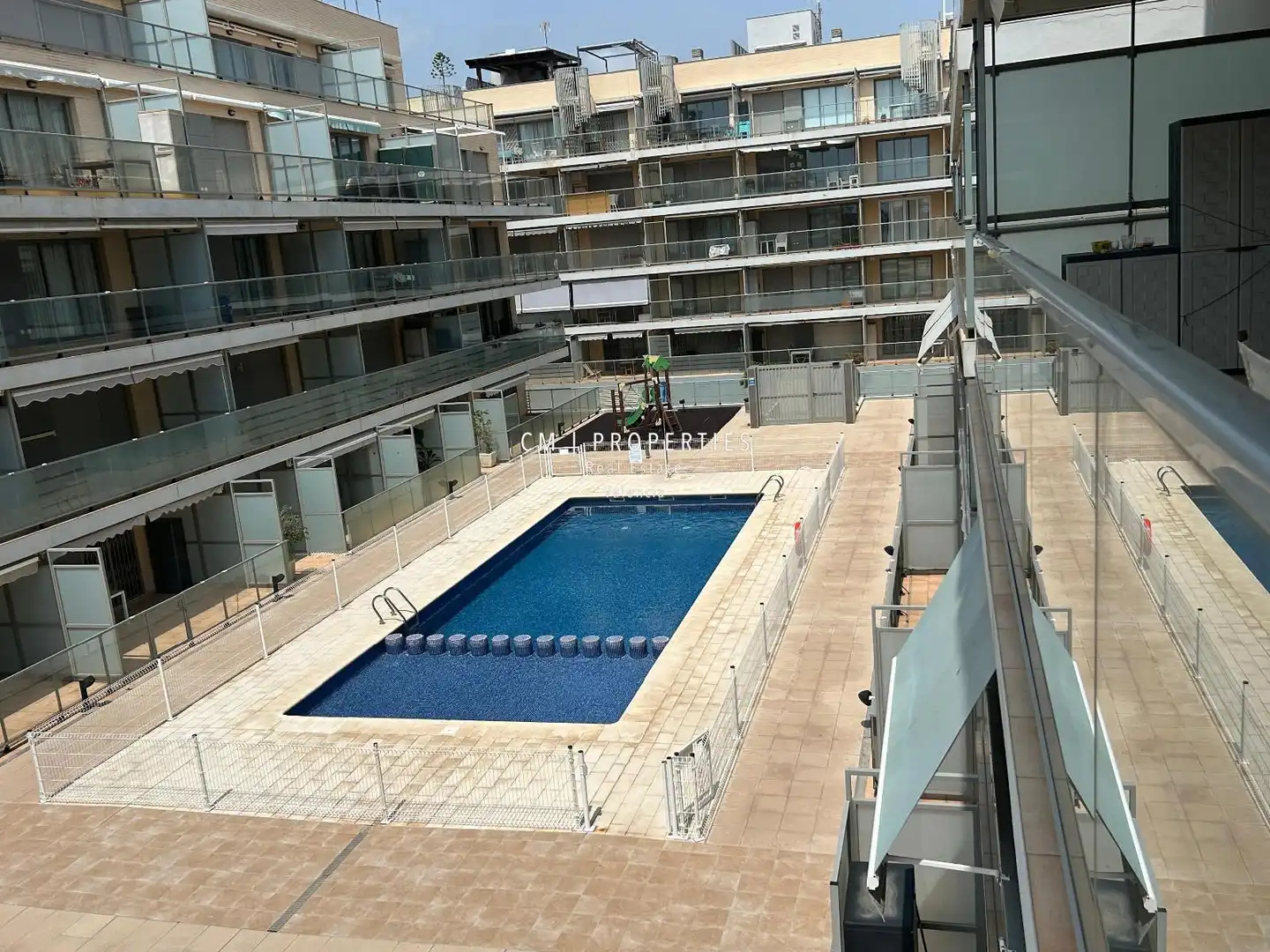 Schwimmbecken von Wohnungen zur Miete in Moncofa mit Klimaanlage, Heizung und Terrasse