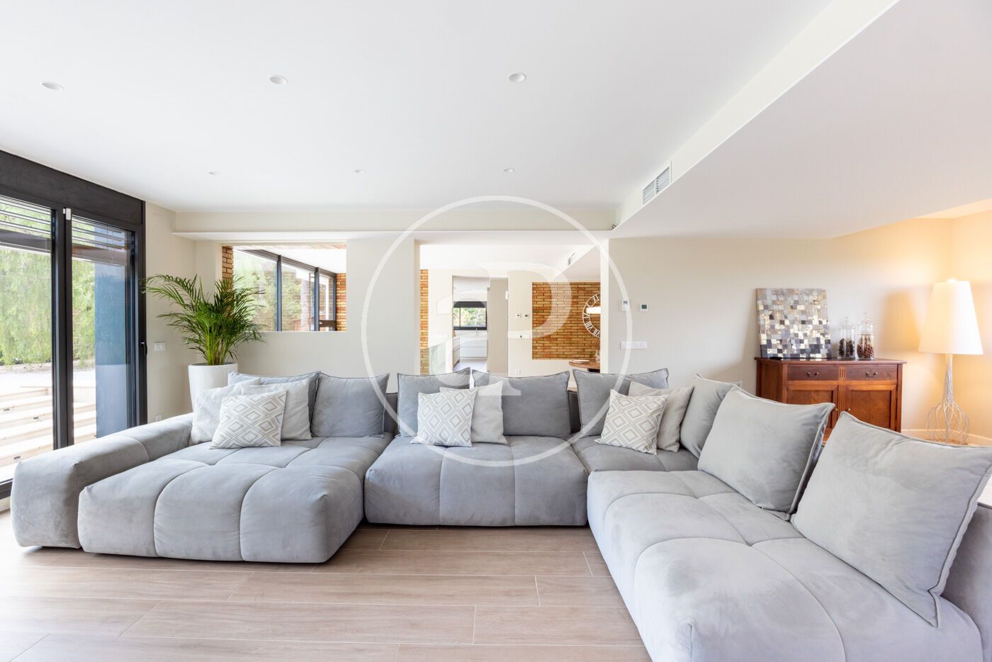 Living room of House or chalet for sale in Tiana  with Air Conditioner, Heating and Private garden
