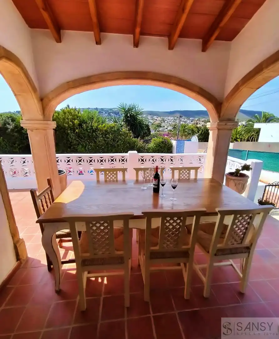 Terraza de Casa o chalet de alquiler en Jávea / Xàbia con Aire acondicionado, Calefacción y Piscina