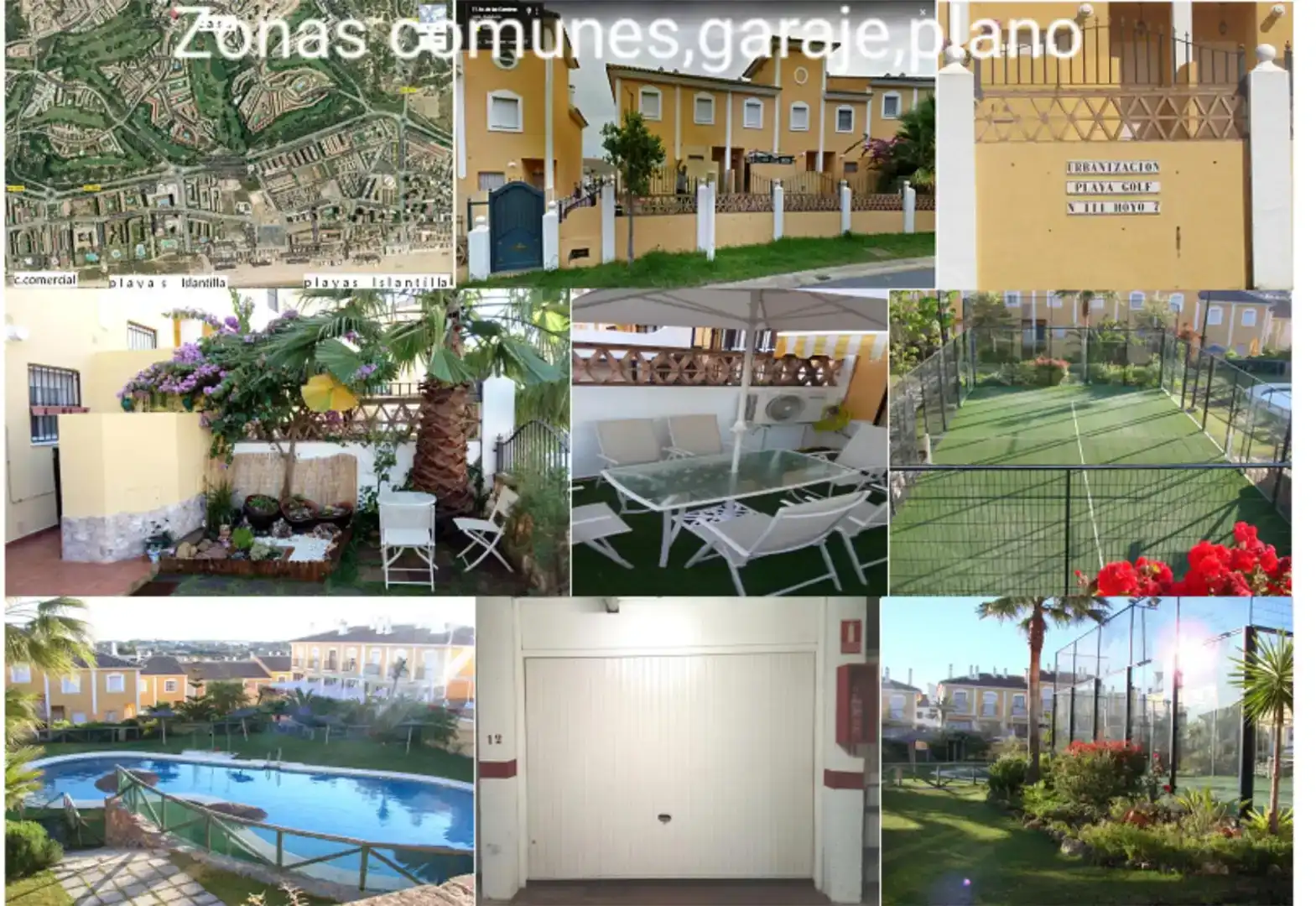 Jardí de Casa o xalet de lloguer en Islantilla amb Aire condicionat i Balcó