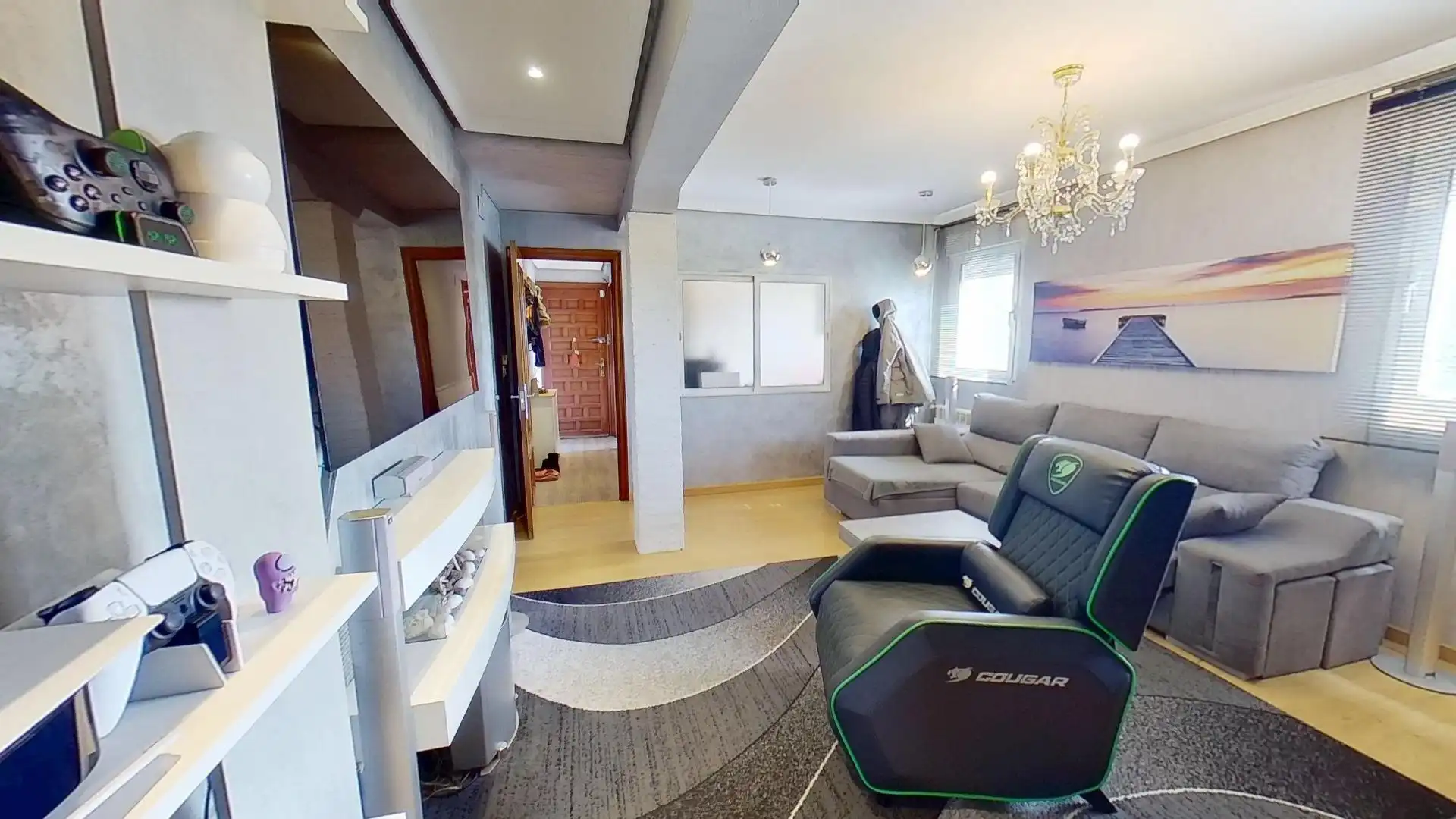 Sala d'estar de Dúplex en venda en Leioa amb Jardí privat