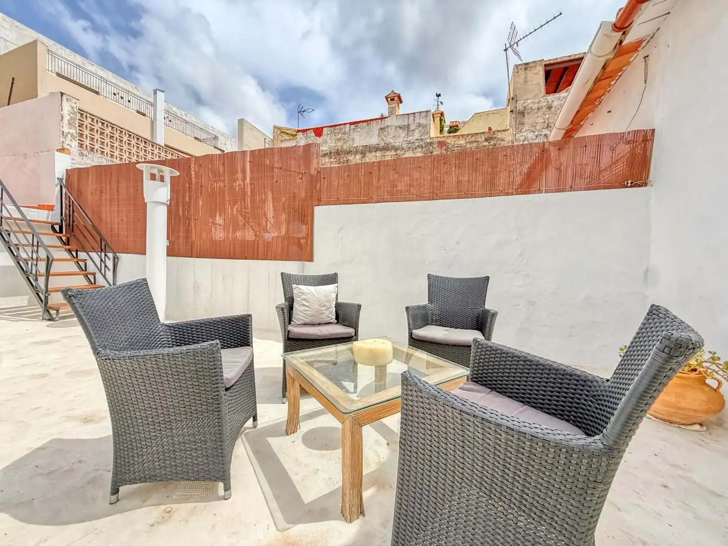 Terraza de Finca rústica en venta en Ondara con Aire acondicionado, Calefacción y Terraza