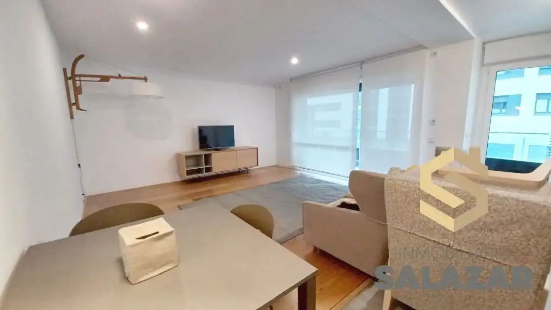 Sala de estar de Piso de alquiler en Bilbao  con Calefacción, Terraza y Balcón