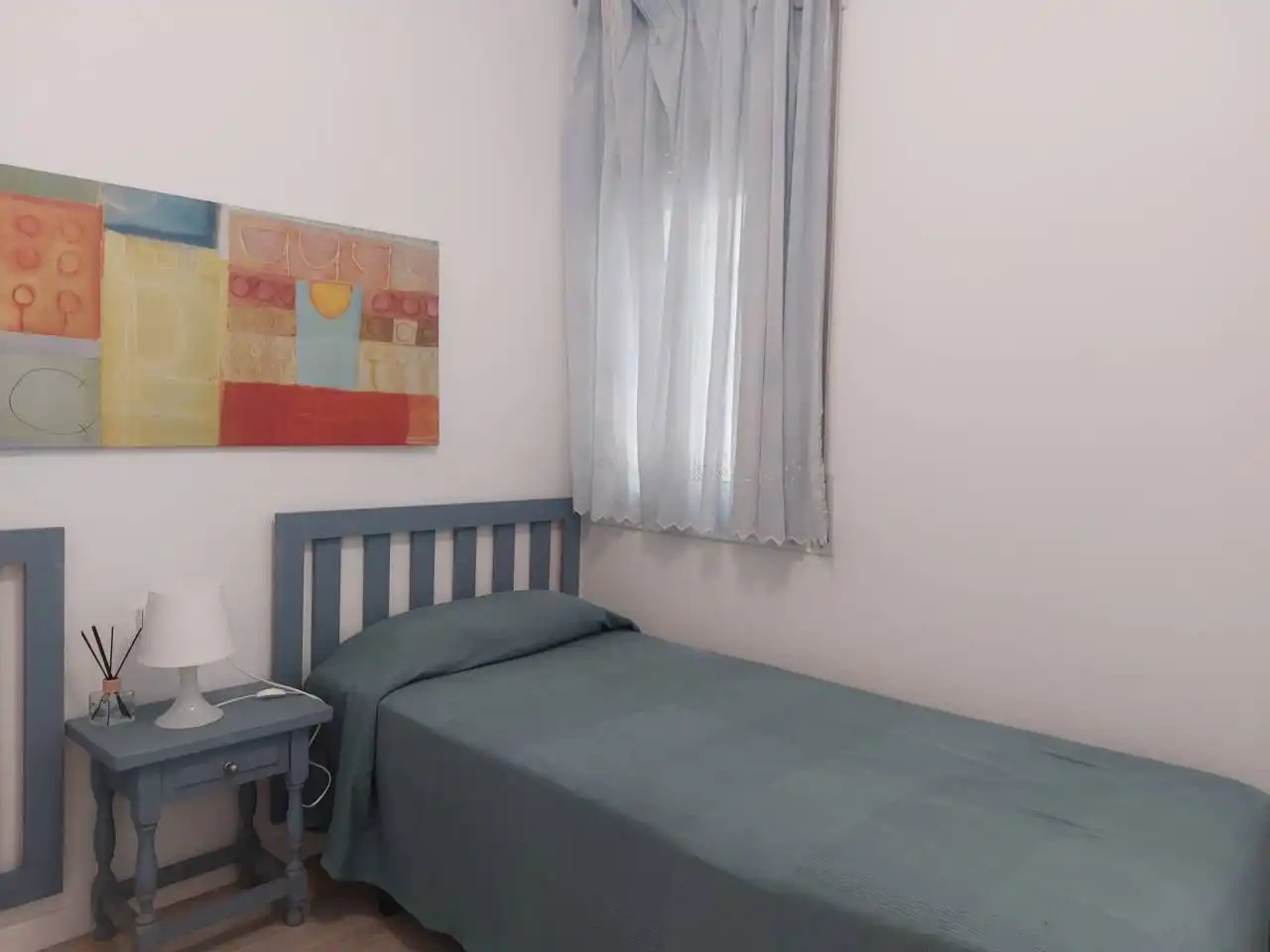 Bedroom of Flat for rent in Vilanova i la Geltrú  with Private garden, Terrace and Furnished