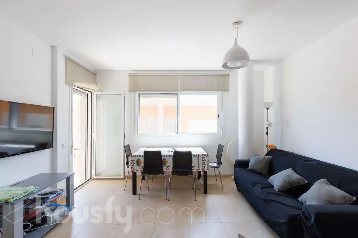 Living room of Flat for sale in Sant Jaume d'Enveja  with Storage room, Balcony and Community pool