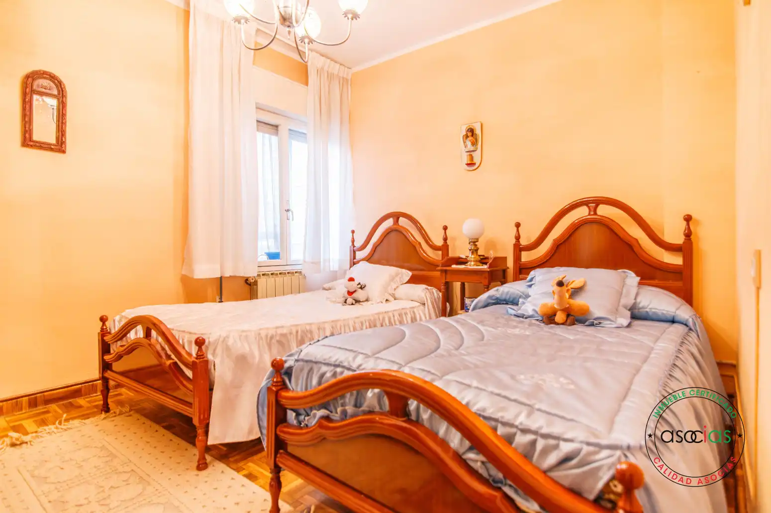 Bedroom of Flat for sale in Nava  with Heating and Balcony
