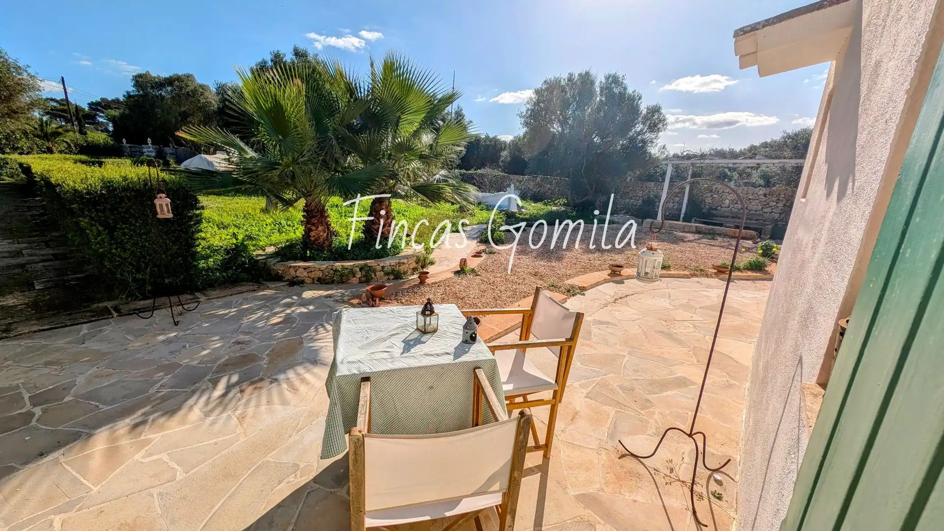 Terraza de Finca rústica en venta en Sant Lluís con Jardín privado