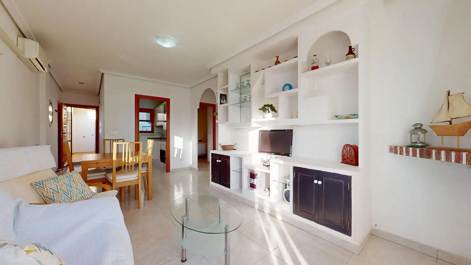 Sala de estar de Apartamento en venta en Pilar de la Horadada con Terraza