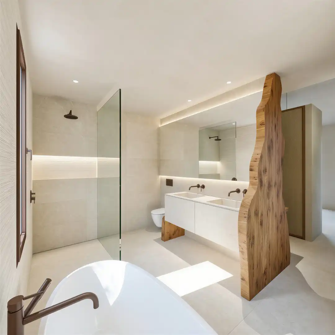 Badezimmer von Country house zum Verkauf in Costitx mit Klimaanlage, Heizung und Terrasse