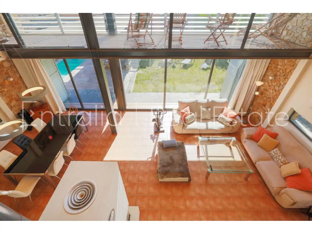 Sala de estar de Casa o chalet en venta en Albons con Aire acondicionado, Calefacción y Jardín privado