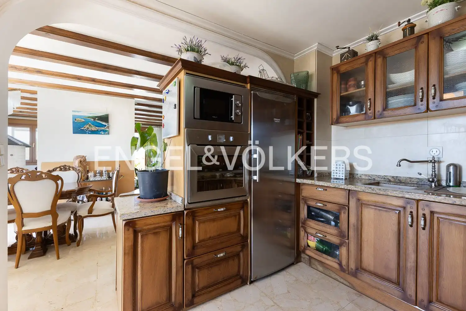 Cocina de Ático en venta en Dénia con Aire acondicionado, Calefacción y Jardín privado