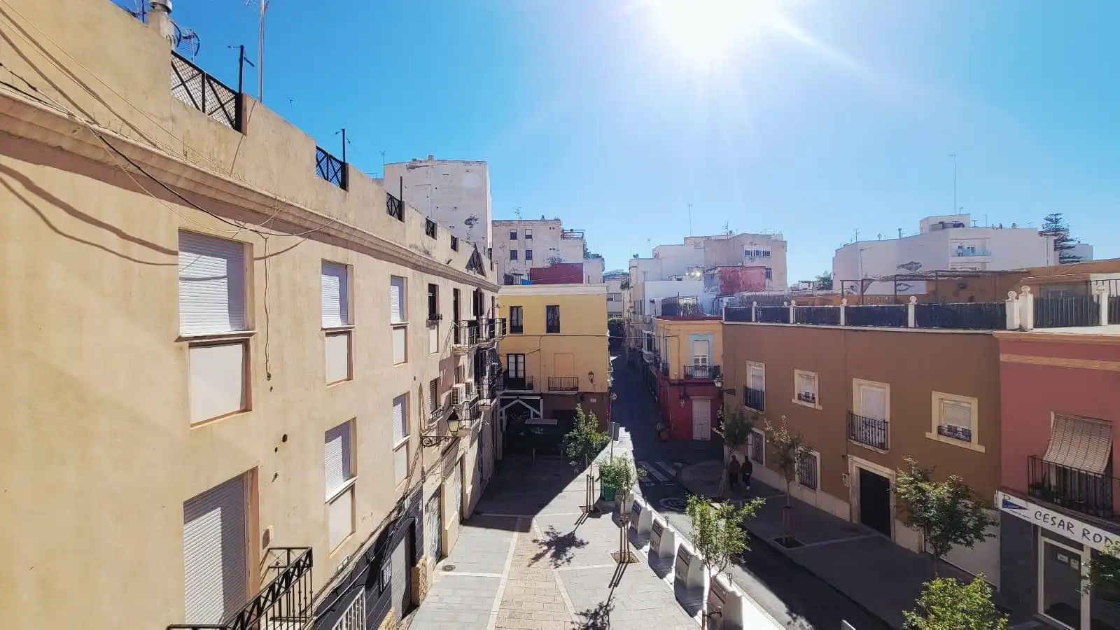 Exterior view of Flat for sale in Almería  with Terrace and Furnished
