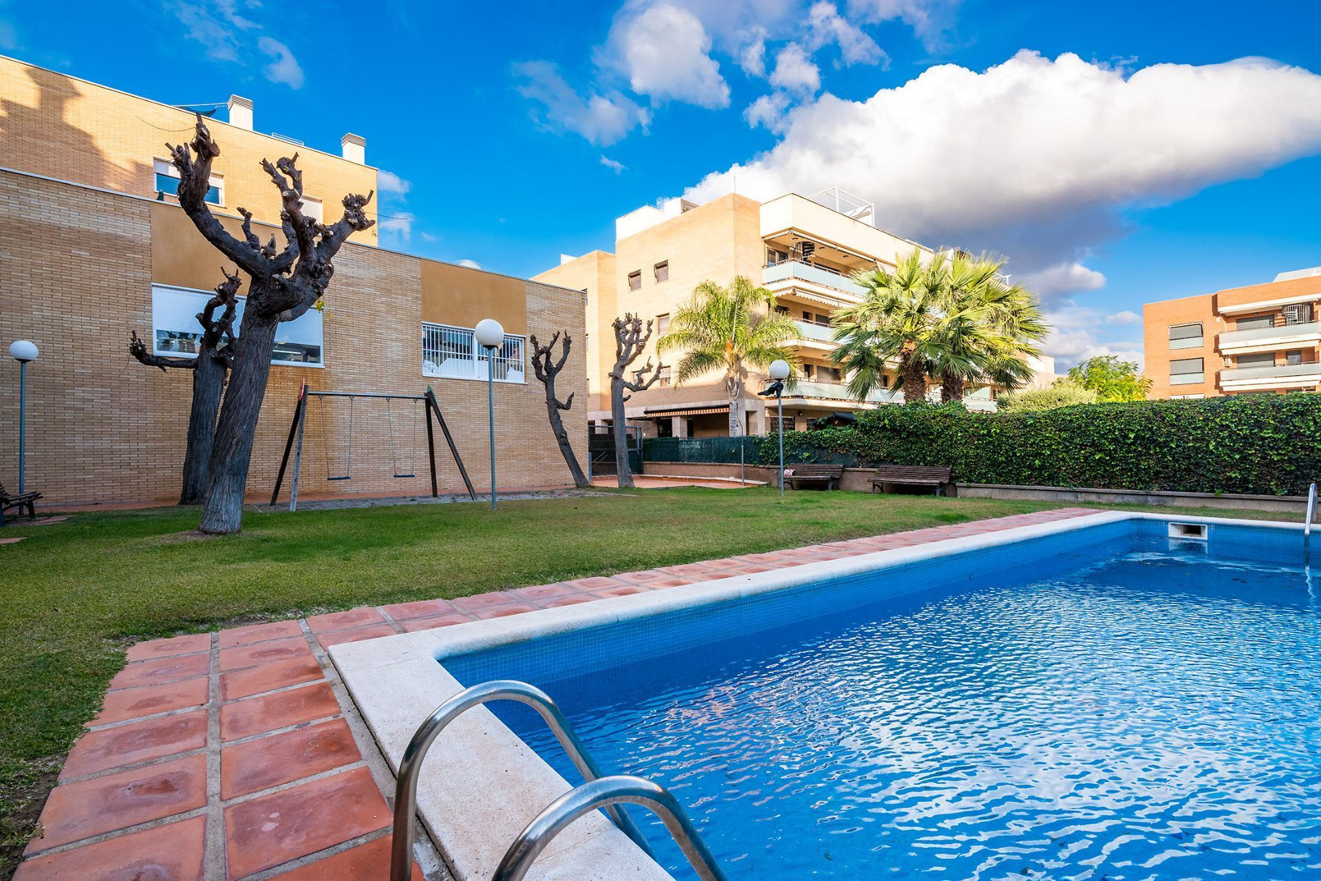 Swimming pool of Flat for sale in Cunit  with Air Conditioner, Heating and Terrace