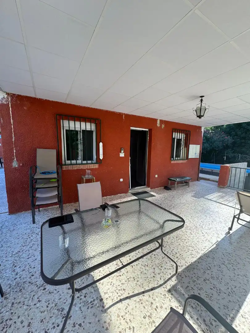 Vista exterior de Casa o chalet en venta en Vilallonga / Villalonga con Aire acondicionado, Jardín privado y Terraza