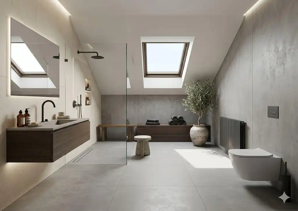 Baño de Casa o chalet en venta en Torrelavega  con Calefacción, Terraza y Trastero
