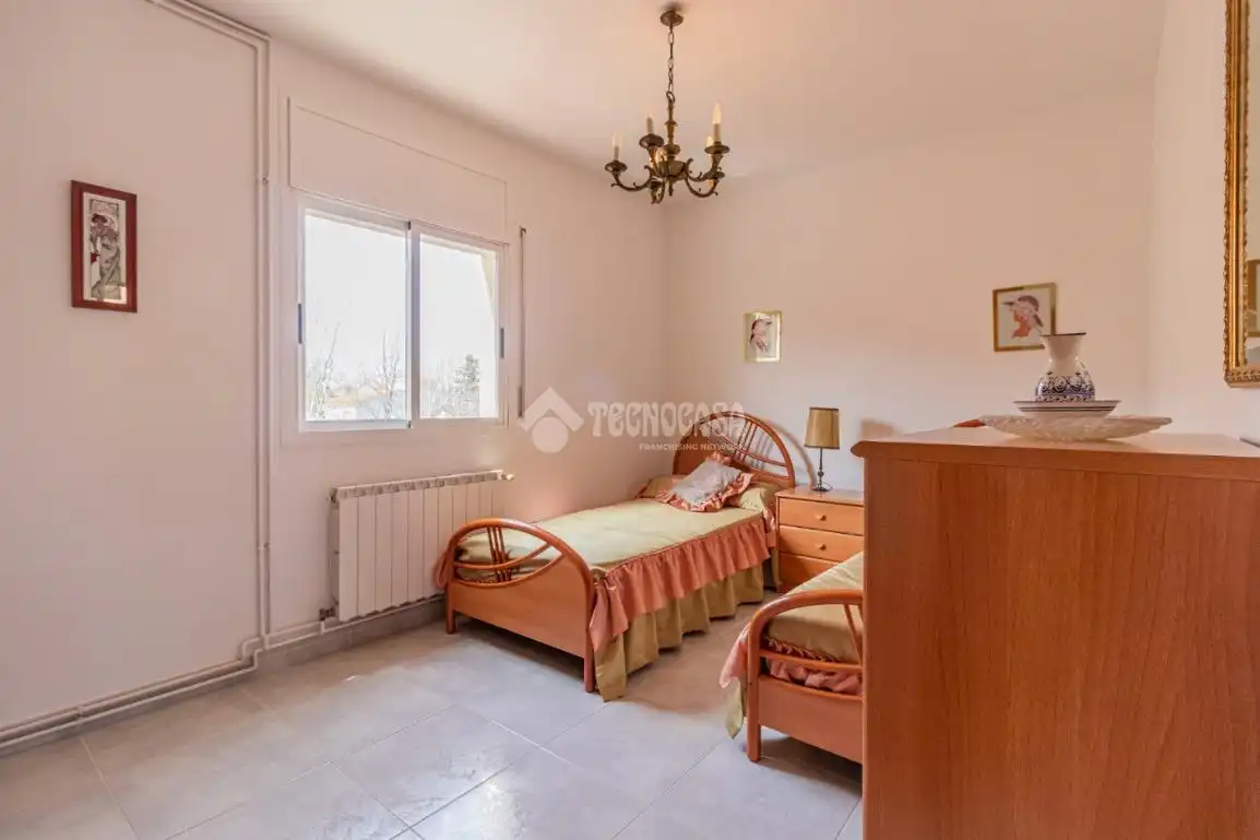 Bedroom of Houses for rent in Sant Cugat del Vallès  with Air Conditioner, Terrace and Balcony