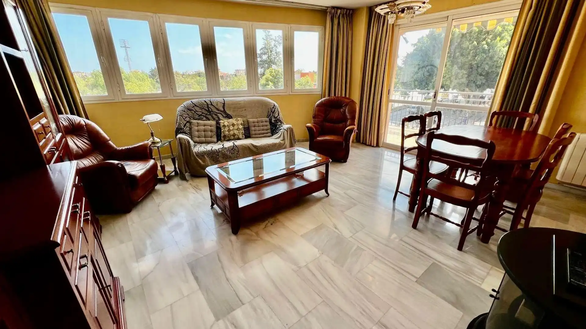 Living room of Flat for sale in Málaga Capital  with Air Conditioner, Heating and Terrace