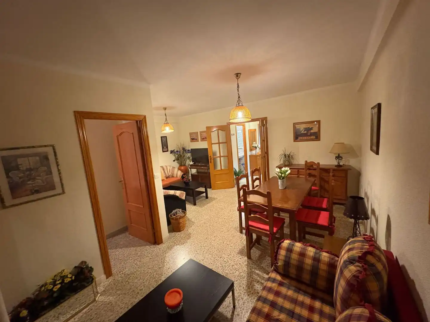 Living room of Flat for rent in El Portil  with Terrace and Furnished