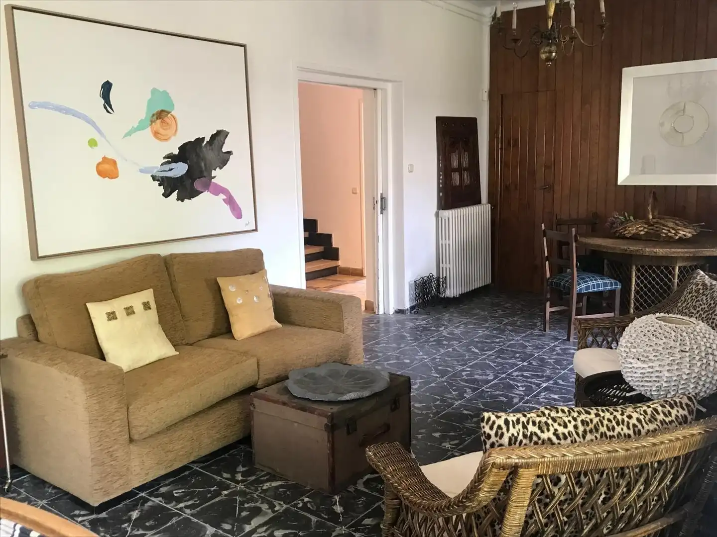 Living room of Houses for rent in Torrelodones  with Heating, Private garden and Swimming Pool