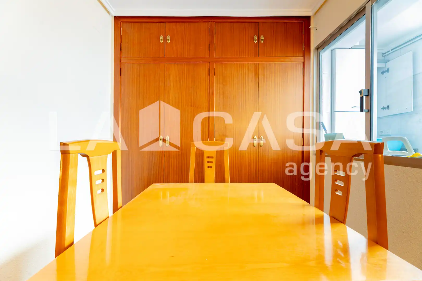 Dining room of Flat for sale in Valencia  with Air Conditioner and Balcony