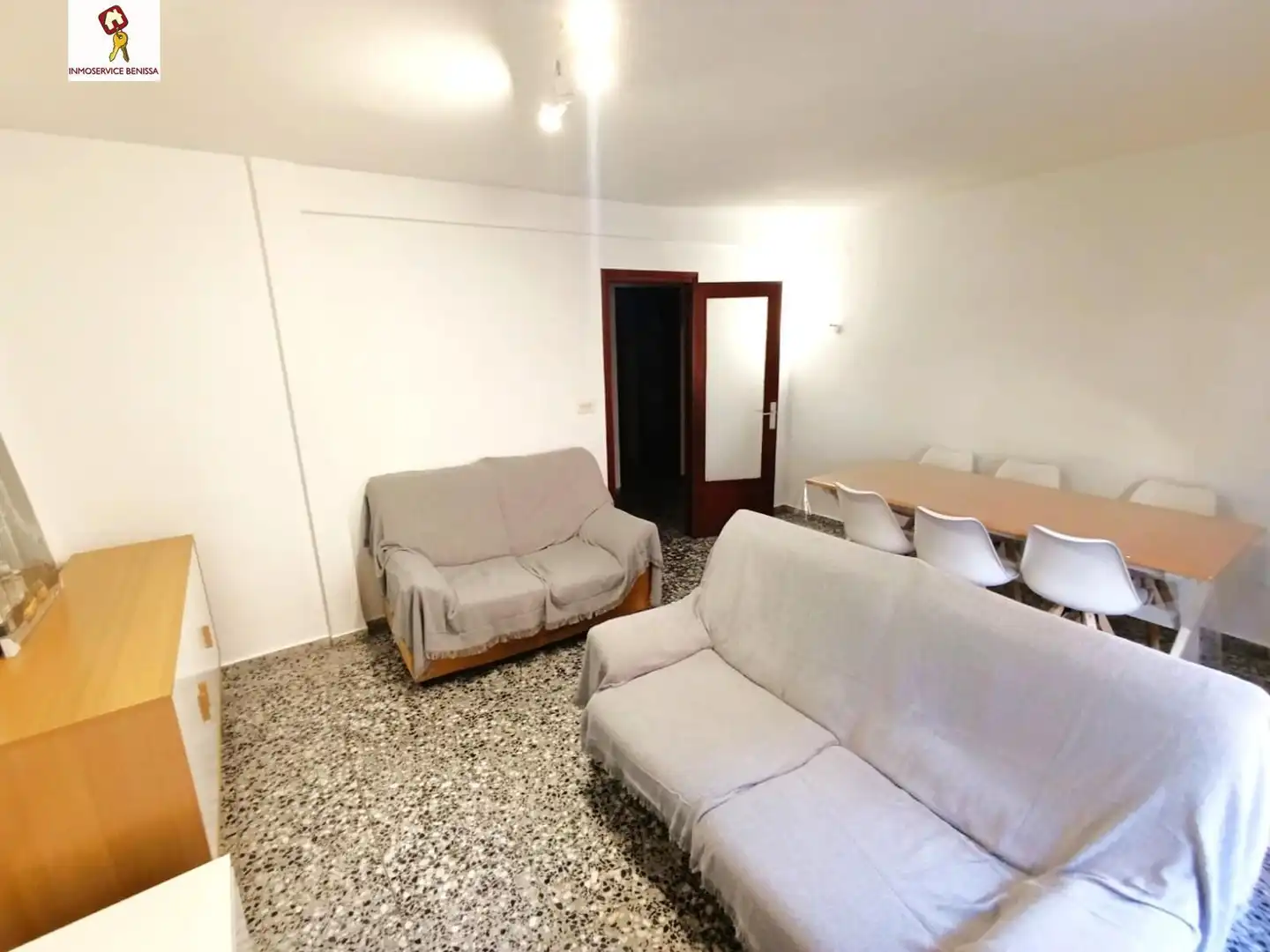 Sala d'estar de Pis de lloguer en Benissa amb Moblat