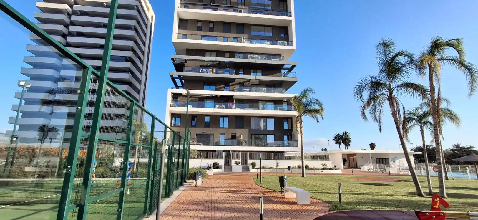 Vista exterior de Apartamento en venta en Calpe / Calp con Aire acondicionado, Jardín privado y Terraza