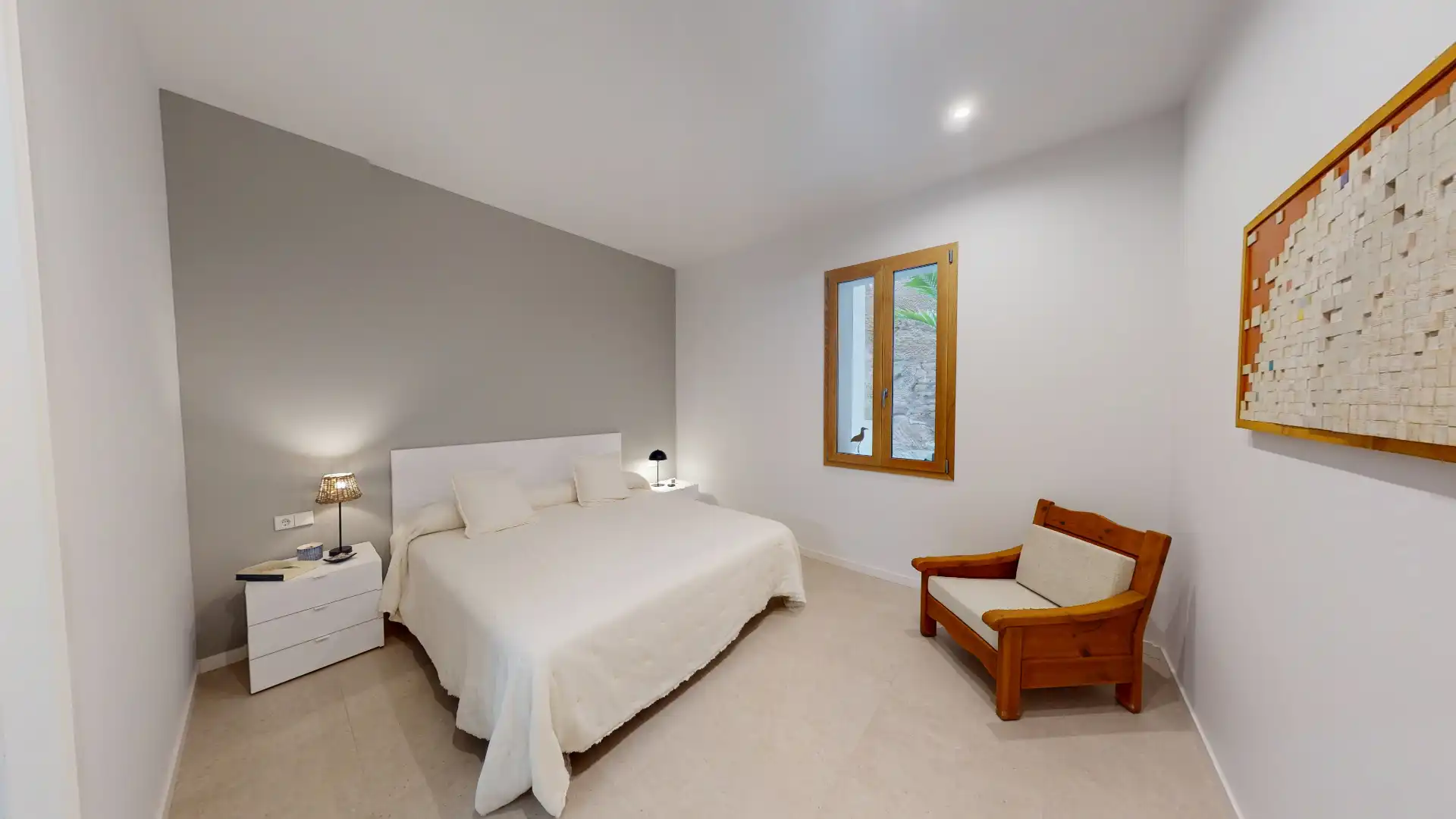 Schlafzimmer von Wohnung zum Verkauf in Alicante / Alacant mit Klimaanlage, Privatgarten und Abstellraum