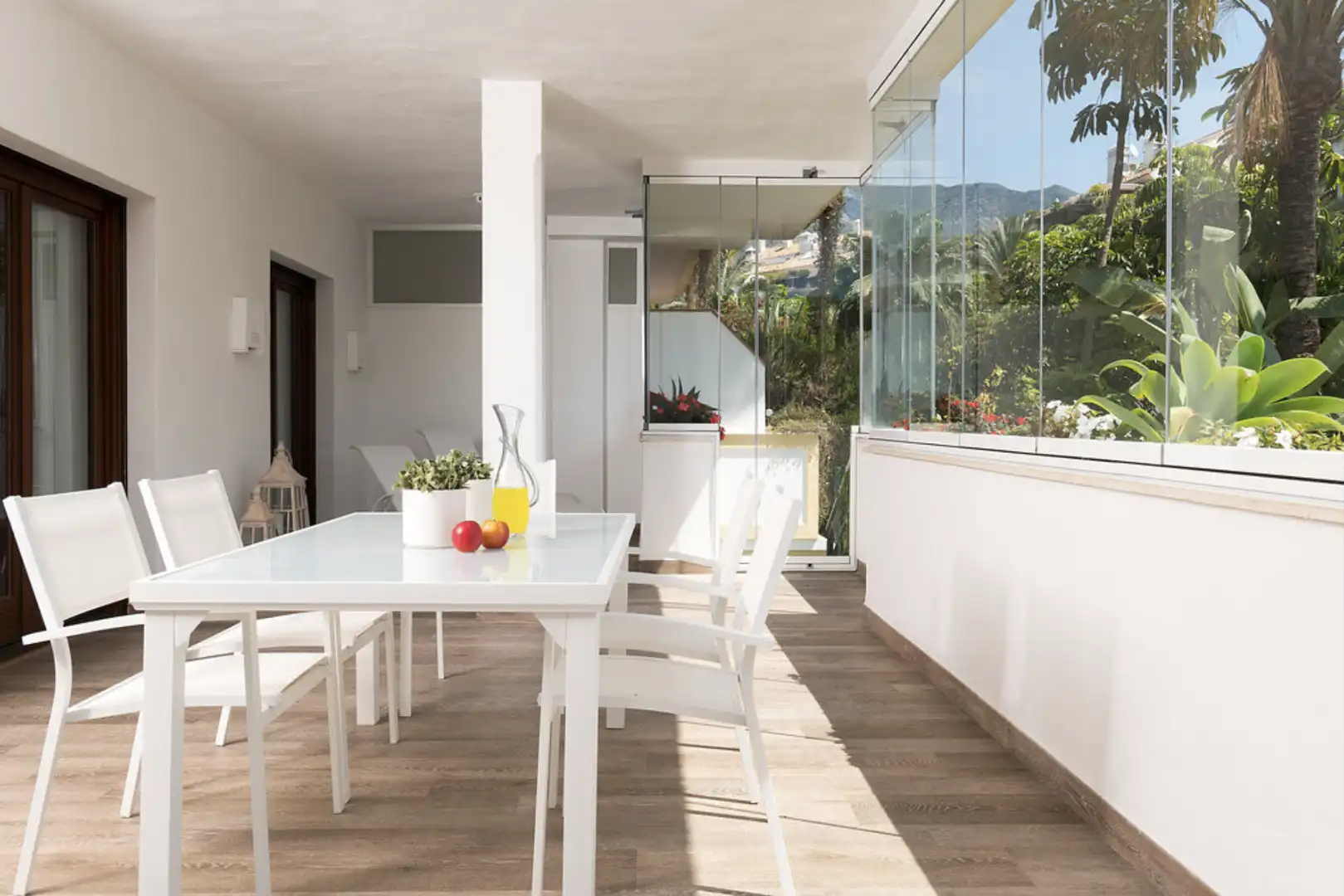 Terrassa de Apartament de lloguer en Marbella amb Aire condicionat, Terrassa i Moblat