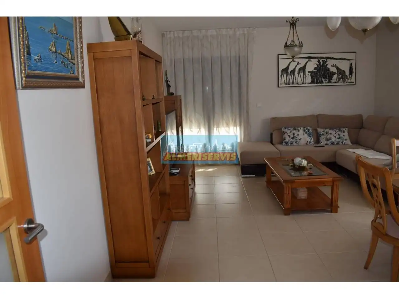 Sala d'estar de Casa o xalet en venda en El Ejido amb Aire condicionat, Terrassa i Traster