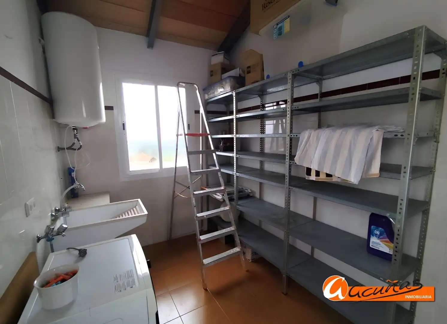Kitchen of Flat for sale in Alameda  with Air Conditioner, Terrace and Storage room