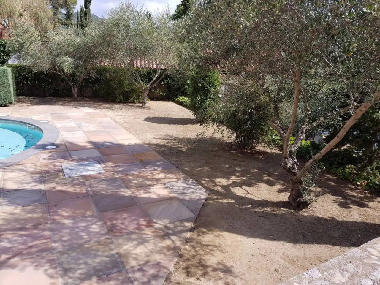 Terrasse von Einfamilien-Reihenhaus zur Miete in Castellar del Vallès mit Heizung, Privatgarten und Terrasse