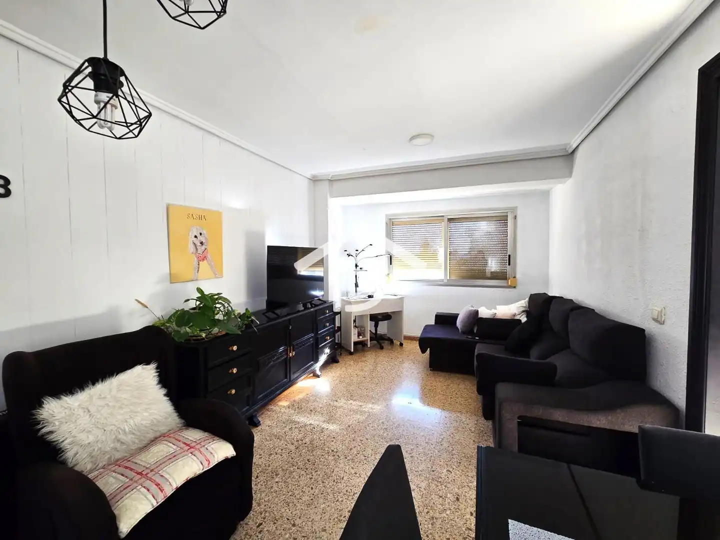Sala d'estar de Pis de lloguer en Paterna amb Terrassa, Moblat i Forn