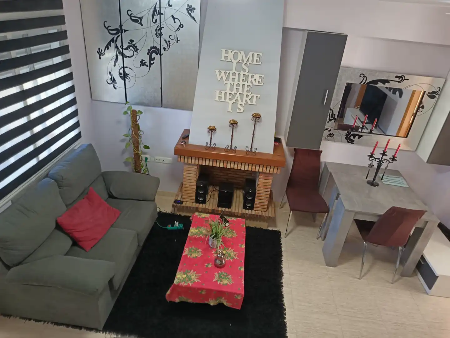 Sala de estar de Casa adosada en venta en Almazora / Almassora con Aire acondicionado, Calefacción y Terraza