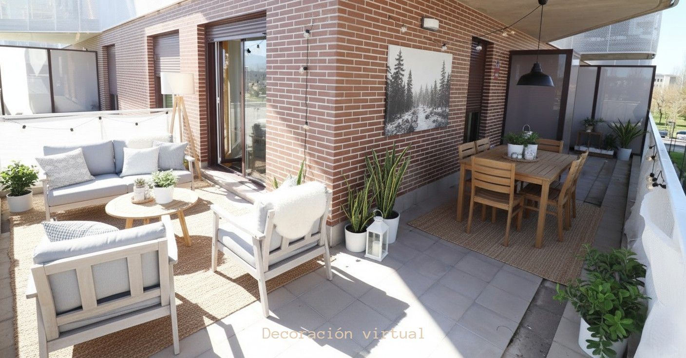 Terrace of Flat for sale in Vitoria - Gasteiz  with Heating, Parquet flooring and Terrace