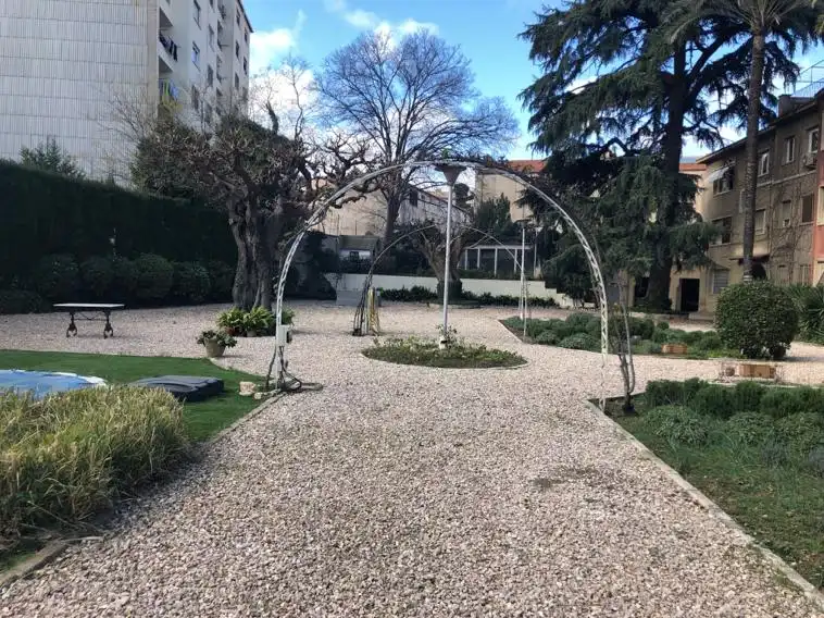 Garden of Houses for sale in Alcoy / Alcoi  with Heating, Private garden and Storage room