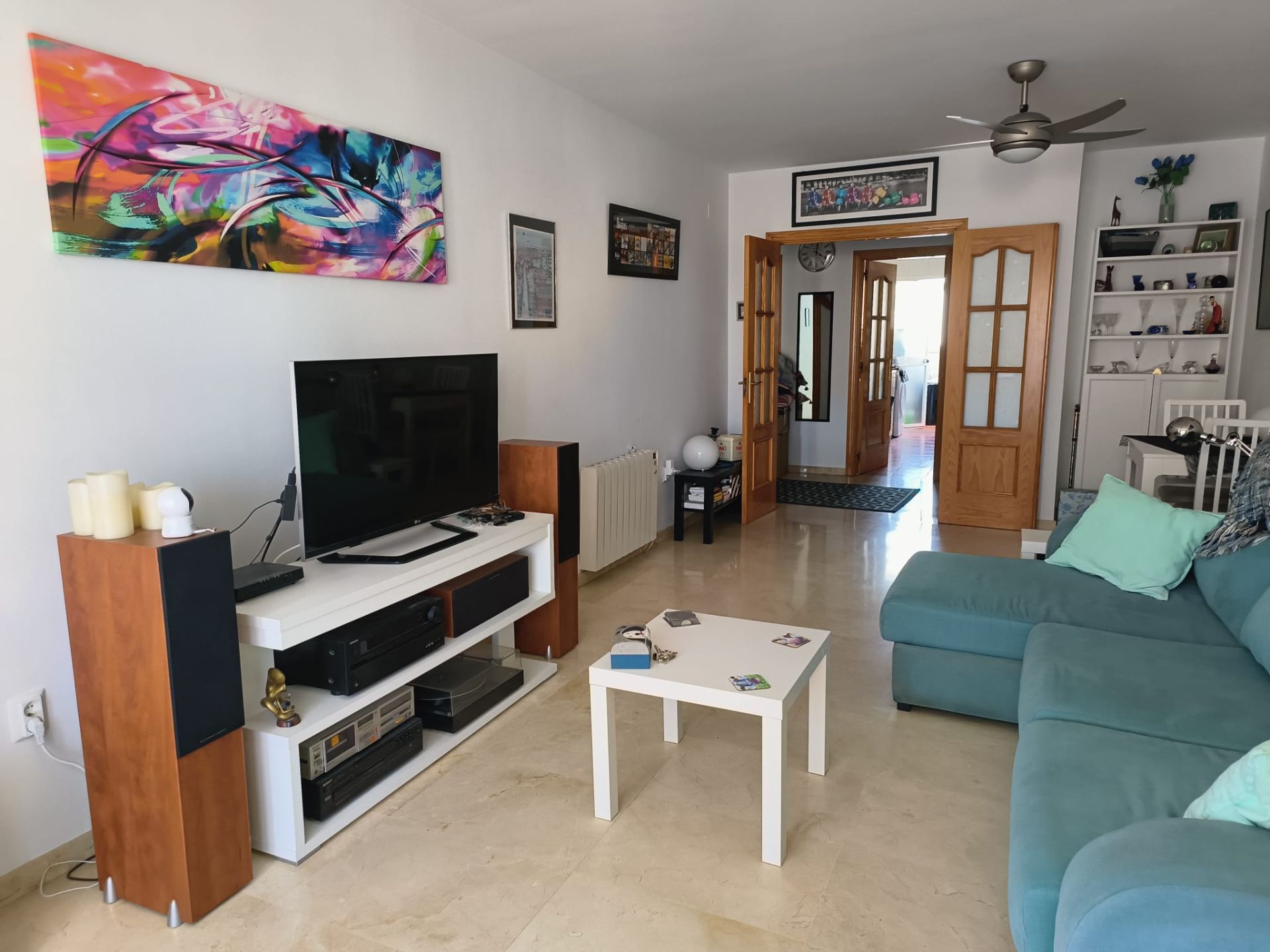 Sala d'estar de Pis en venda en Vélez-Málaga amb Aire condicionat, Calefacció i Moblat