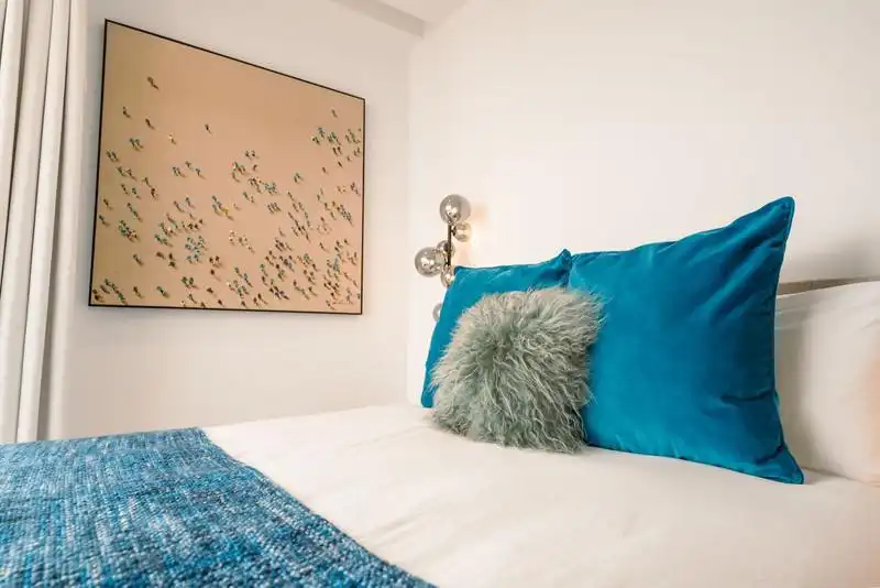 Dormitori de Casa o xalet de lloguer en Estepona amb Aire condicionat, Jardí privat i Terrassa